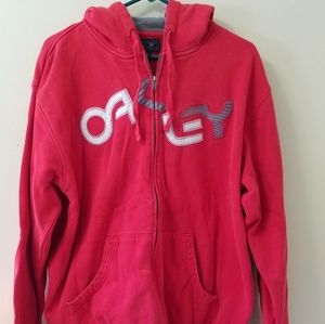 Men's Oakley zip up hoodie